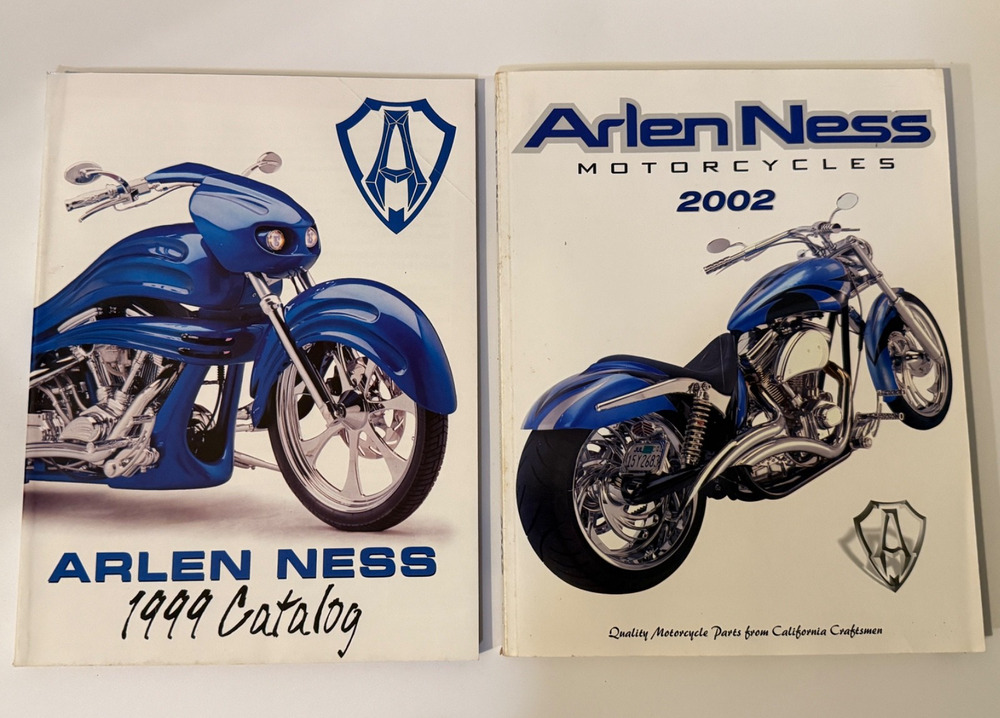 🏍️ rlen Ness Motorcycle Parts Catalog Lot 1999 & 2002 Harley Accessories